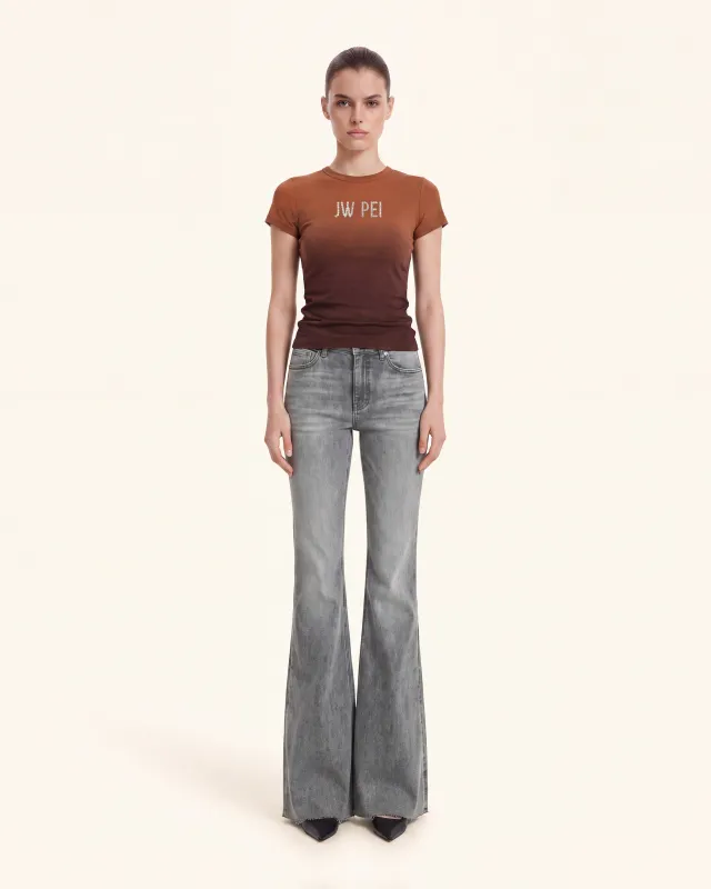 The Stella Shimmer Shaded Tee - Chestnut Peak made by JW PEI
