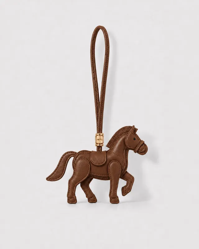 Horse Bag Charm - Brown made by JW PEI