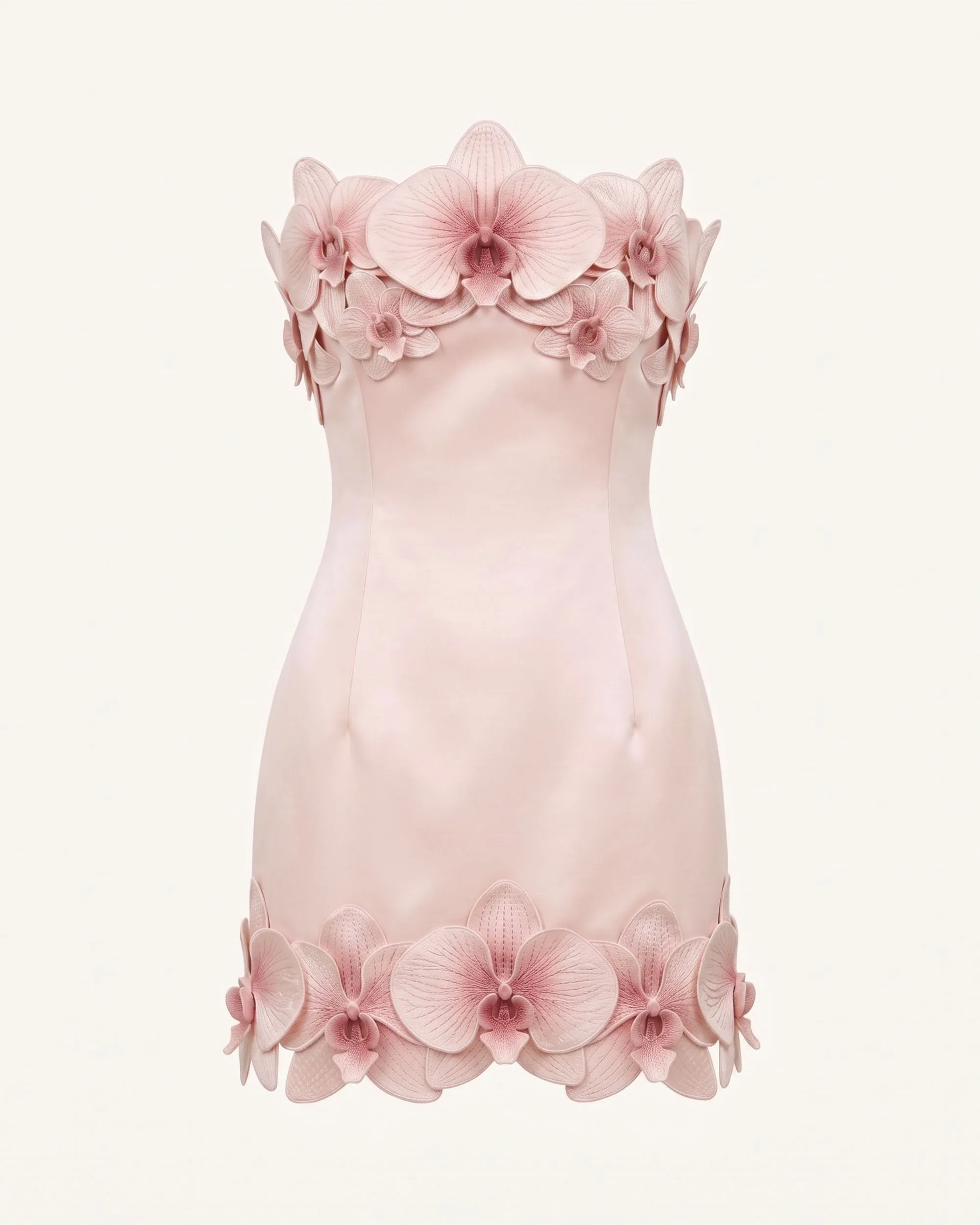 Orchid Trim Strapless Mini Dress - Pink sold by JW PEI product image thumbnail 2