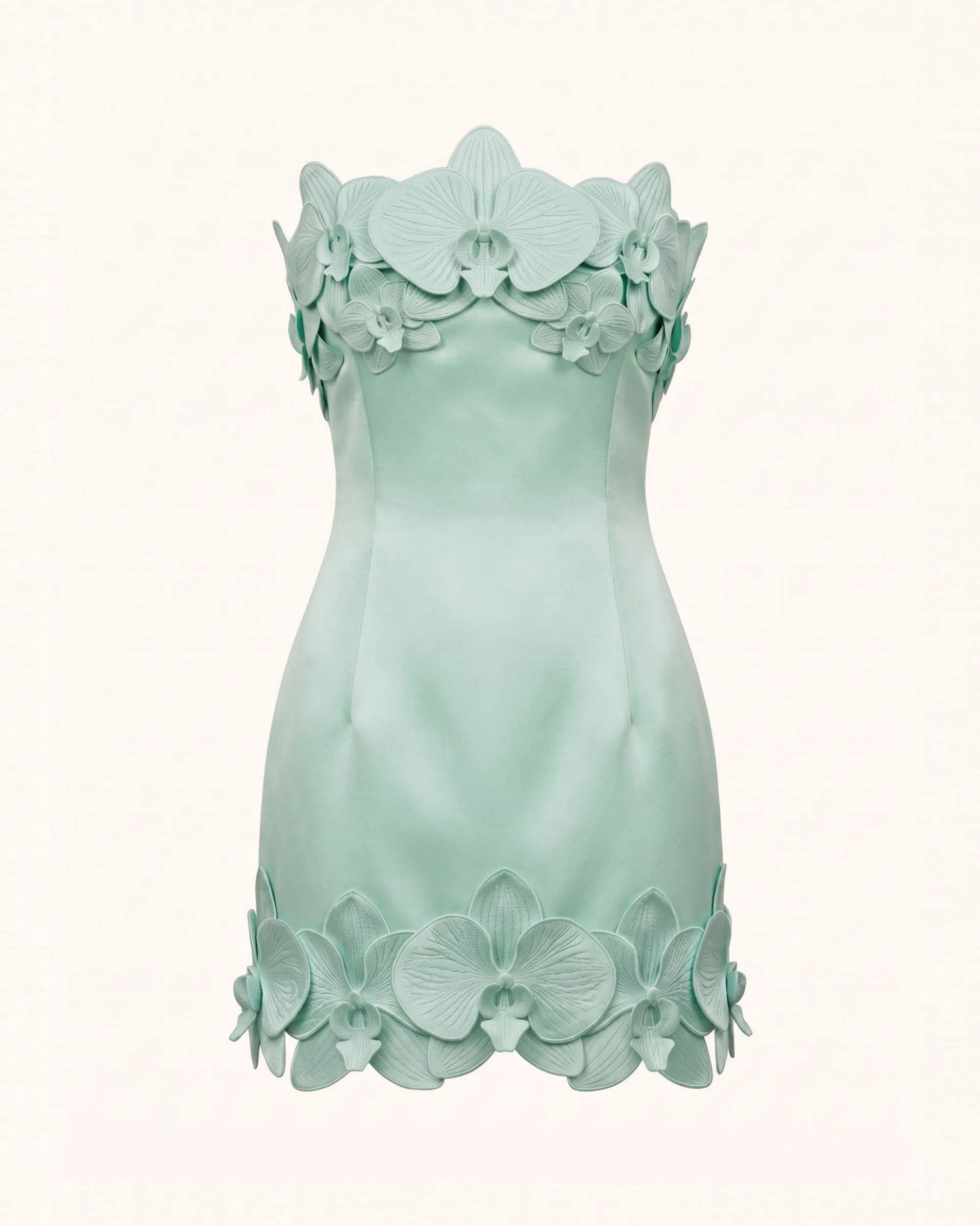 Orchid Trim Strapless Mini Dress - Mint sold by JW PEI product image thumbnail 2