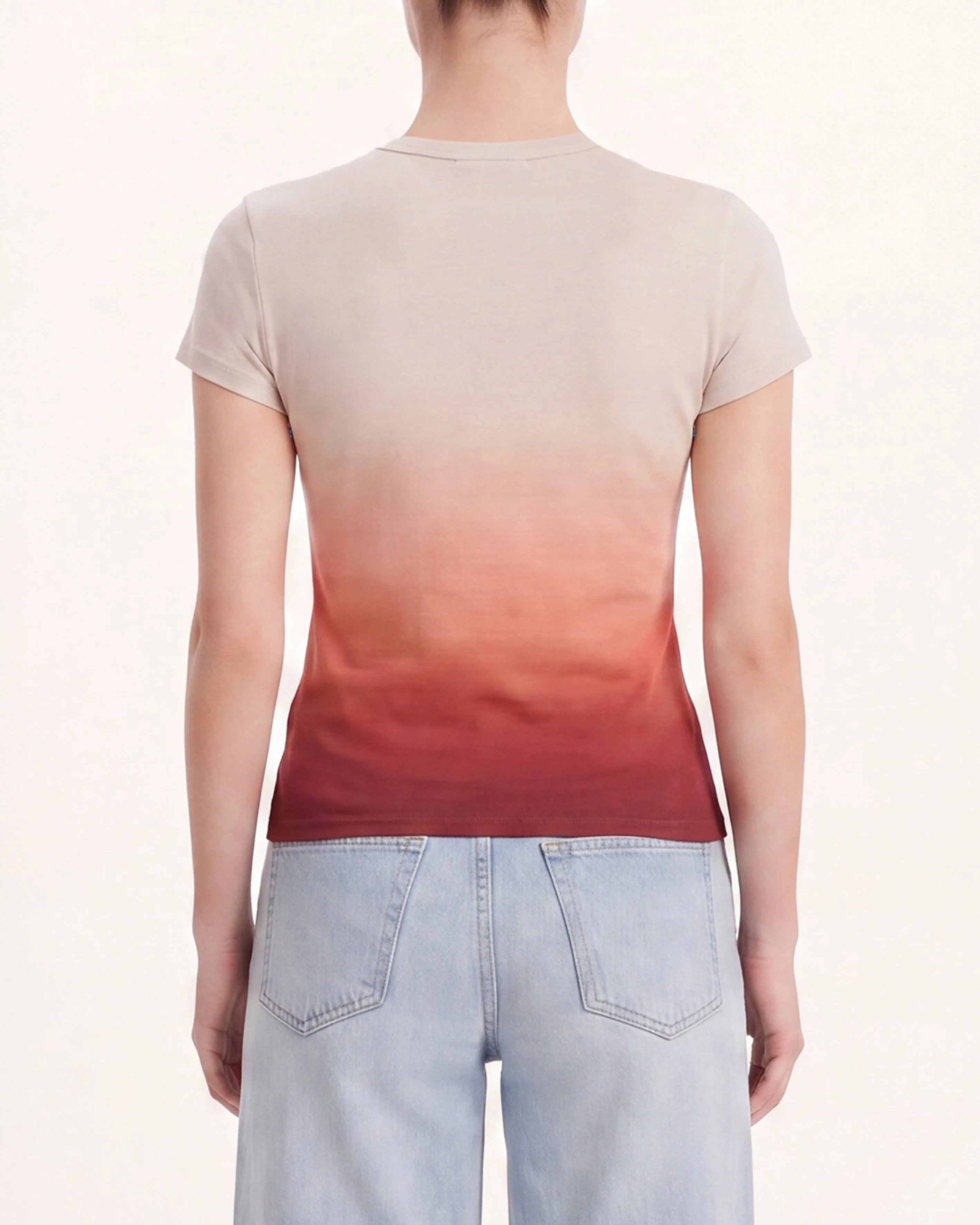 The Luminous Gradient Rhinestone Logo Tee - Mars Mirage sold by JW PEI product image thumbnail 3