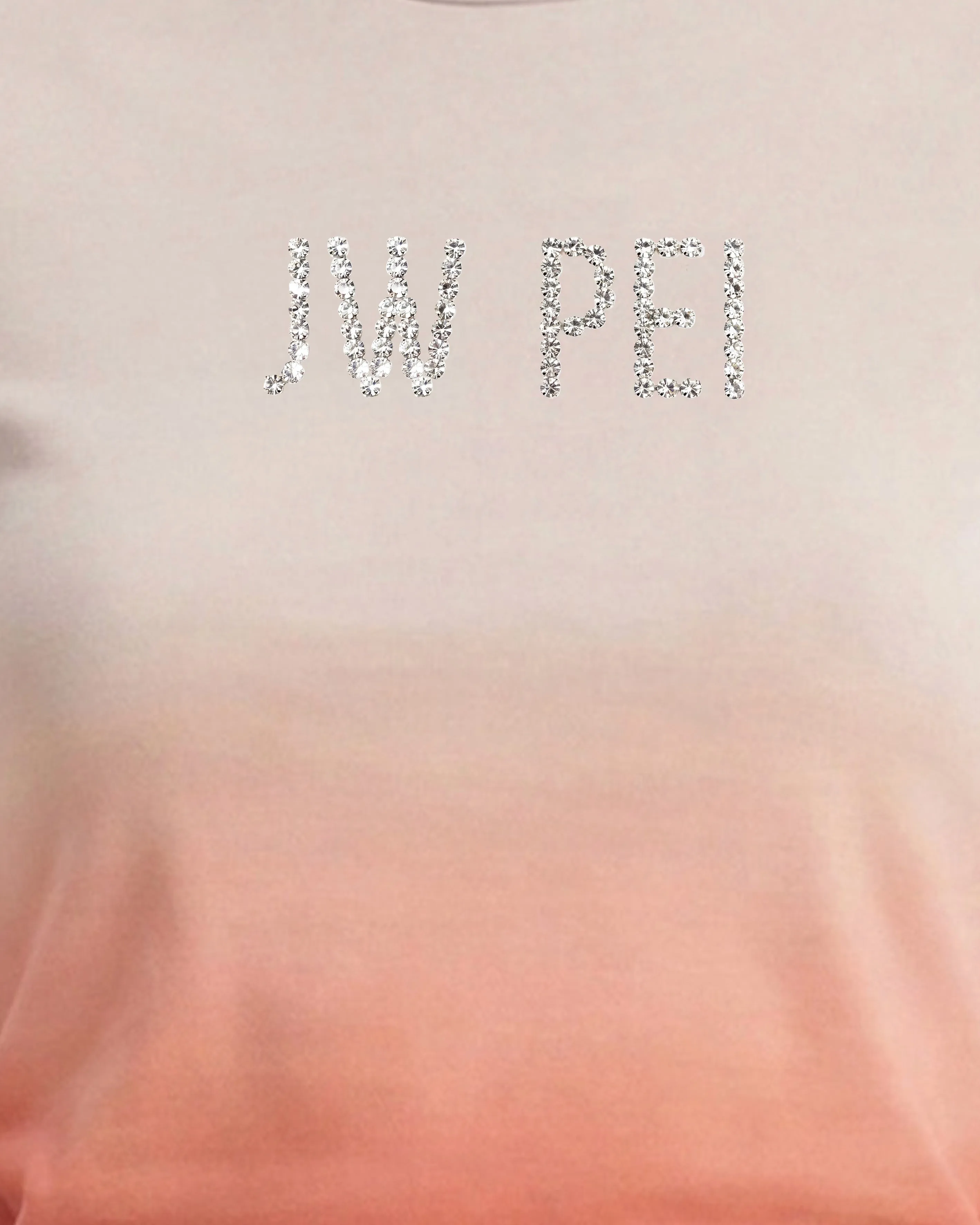 The Luminous Gradient Rhinestone Logo Tee - Mars Mirage sold by JW PEI product image thumbnail 4