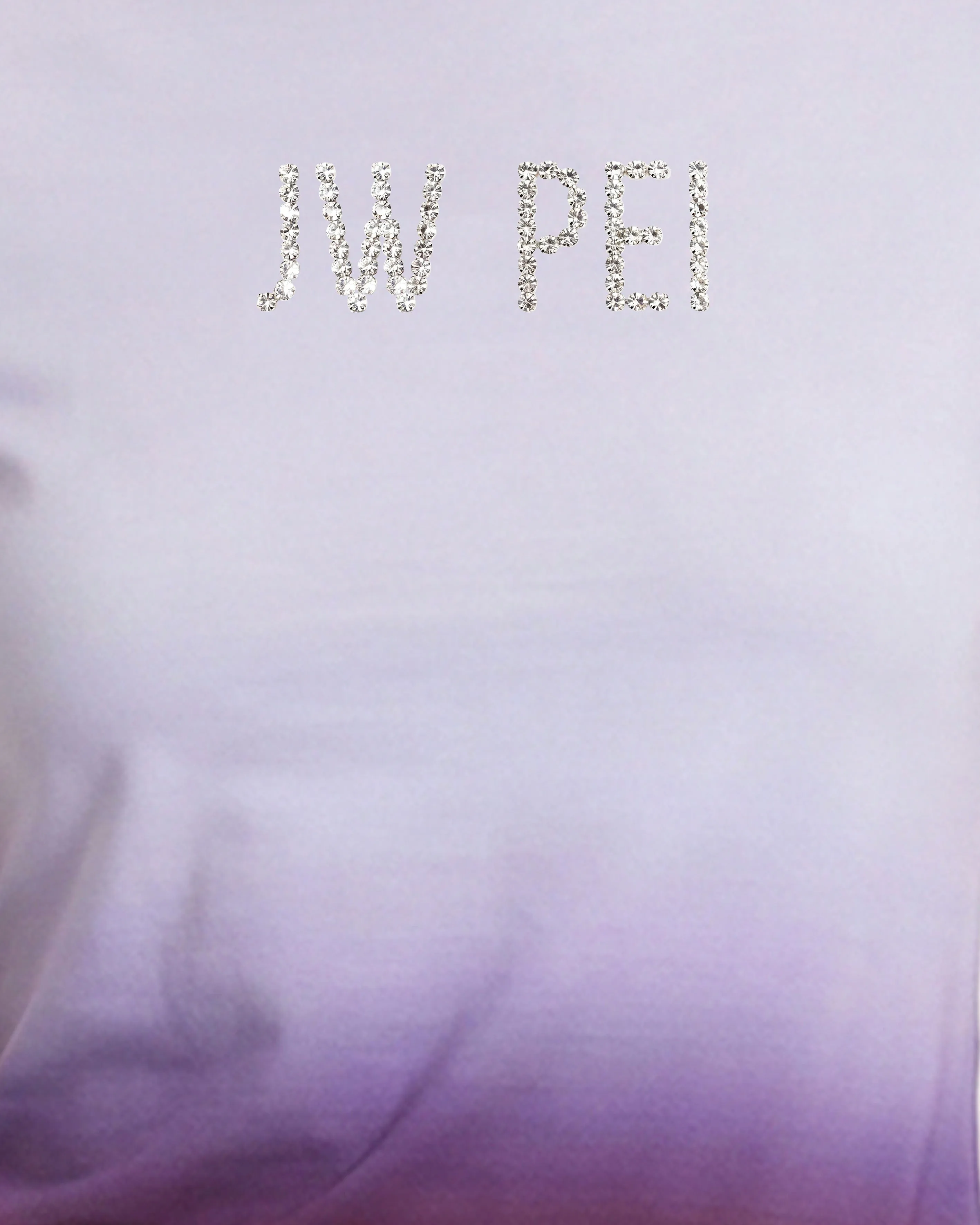 The Glitz Ombre Rhinestone Logo Tee - Plum Twilight sold by JW PEI product image thumbnail 4