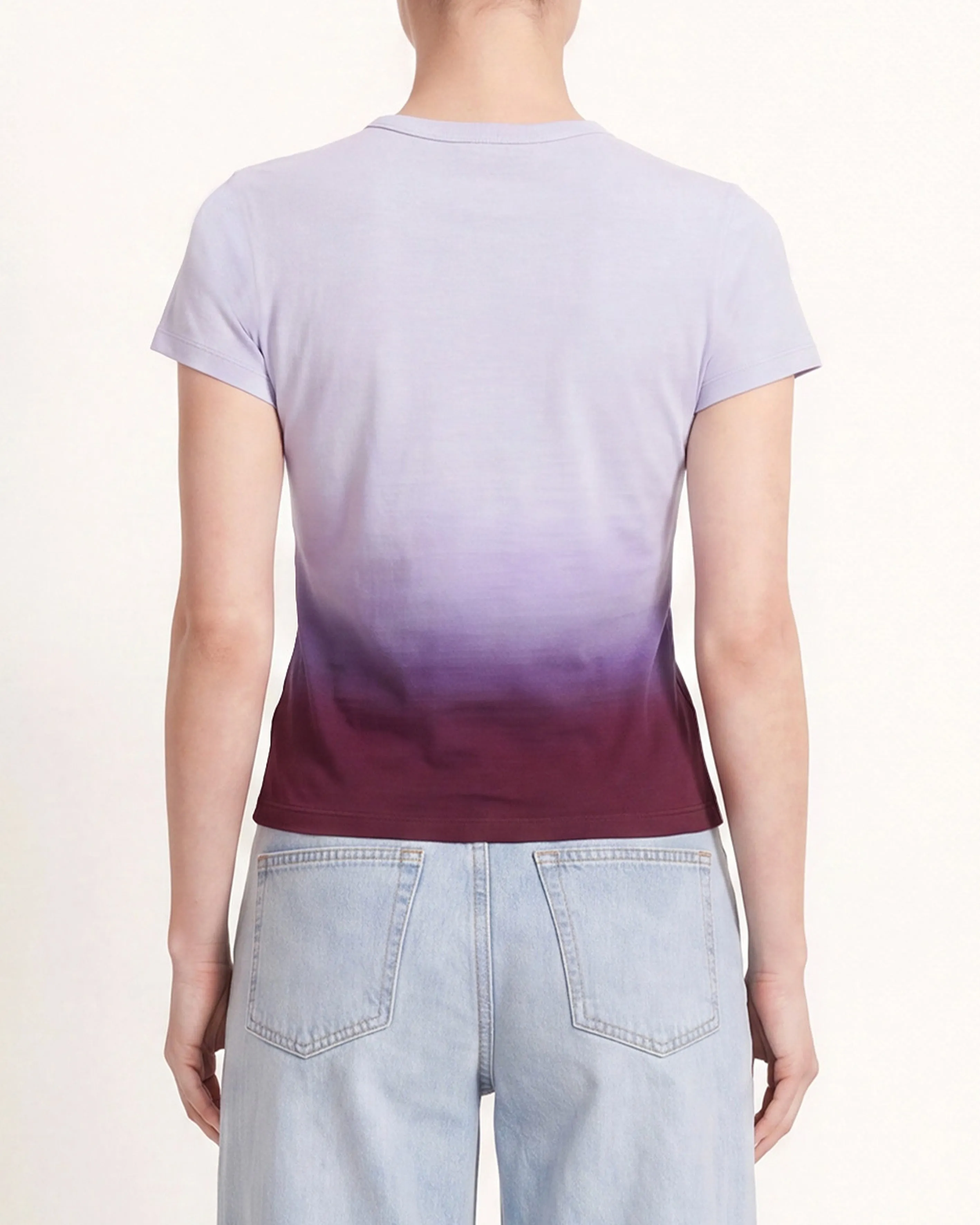 The Glitz Ombre Rhinestone Logo Tee - Plum Twilight sold by JW PEI product image thumbnail 3