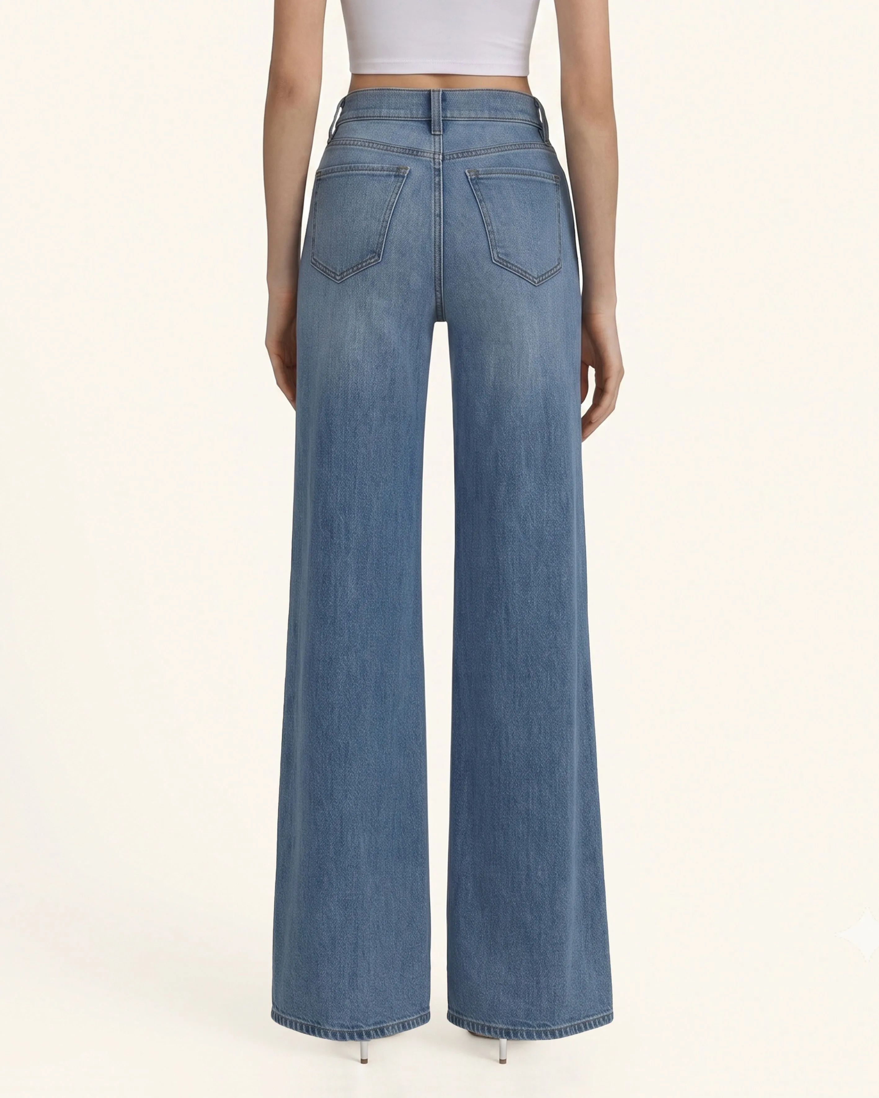 The Daydreamer Pastel Bow-Knot Jeans - Dancing in The Moonlight sold by JW PEI product image thumbnail 2