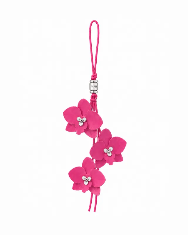 Orchid Spray Bag Charm - Pink made by JW PEI