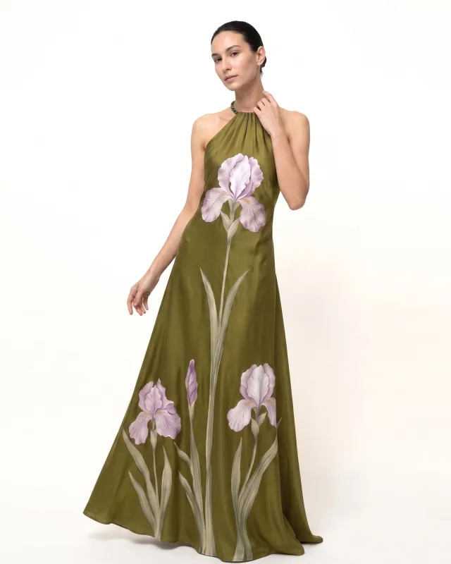 Iris Floral Print
Halter Maxi Dress
- Moss made by JW PEI