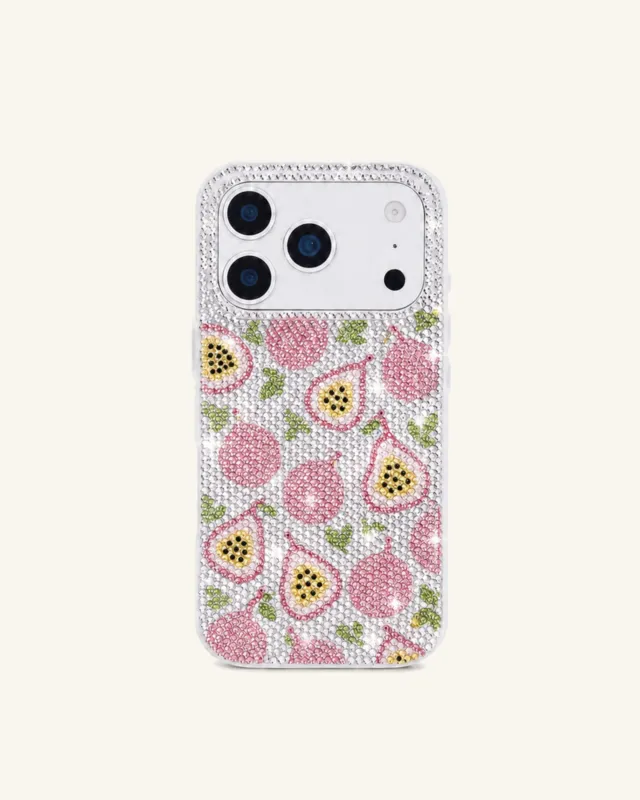 Summer Fruit Artificial Crystal Phone Case - White made by JW PEI