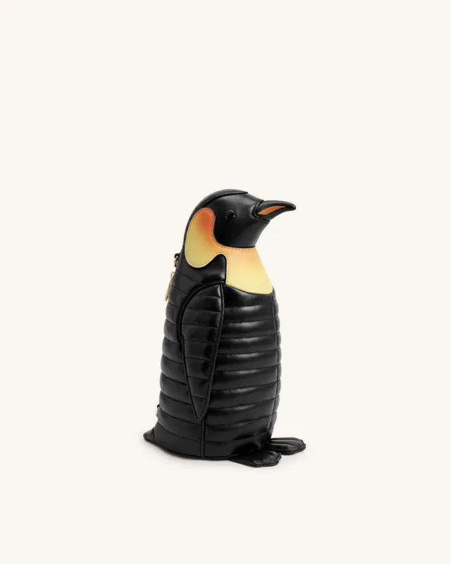 Pia Penguin Crossbody Bag - Deep Black made by JW PEI
