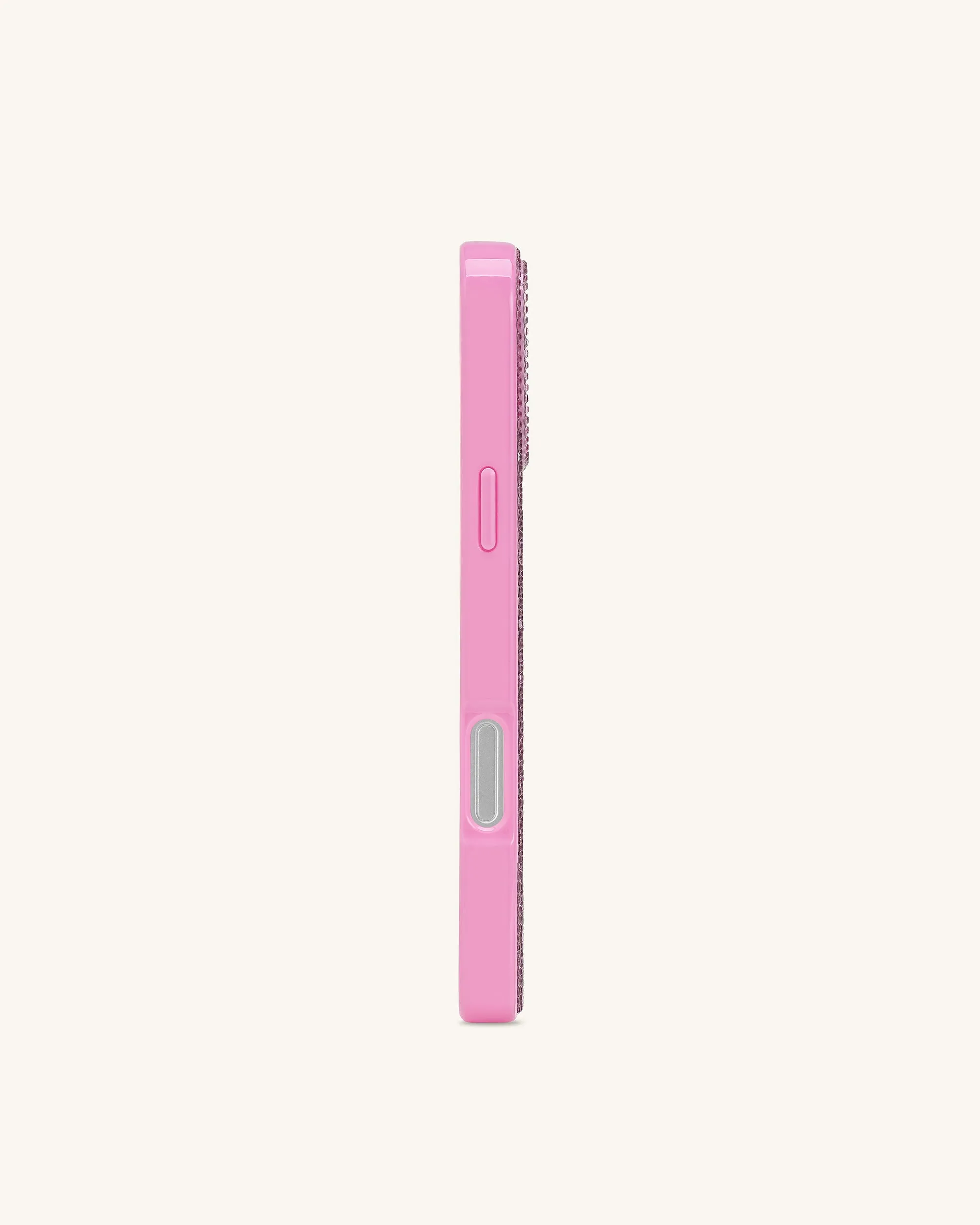 Kitten with Yarn Artificial Crystal Phone Case - Pink sold by JW PEI product image thumbnail 3