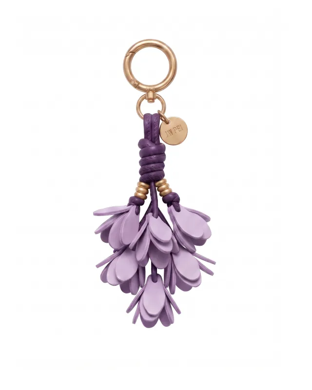 Floral Cluster Bag Charm - Lavender made by JW PEI