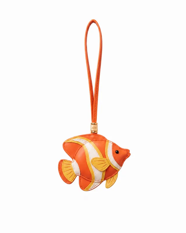 Tropical Fish Bag Charm - Orange made by JW PEI