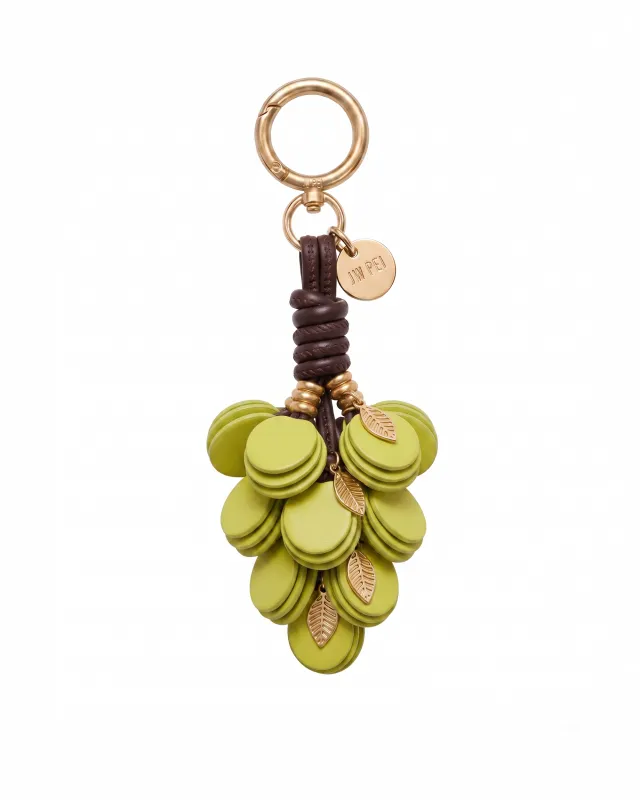 Grape Cluster Bag Charm - Green made by JW PEI