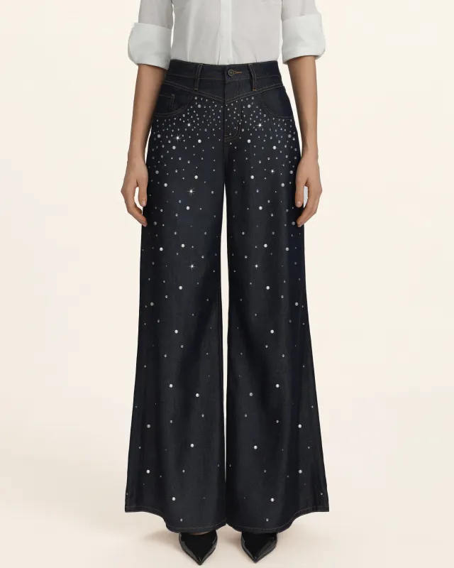 The Pearl Rhinestone Overachiever Jean - Deep Thoughts Only made by JW PEI