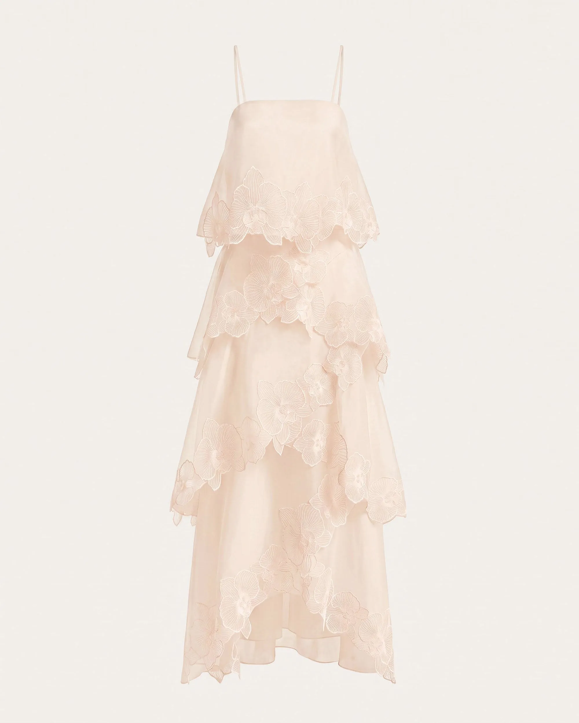 Orchid Embroidered Layered Maxi Dress - Light Pink sold by JW PEI product image thumbnail 3