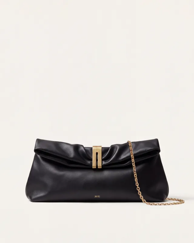 Hana Chain Clutch - Black made by JW PEI