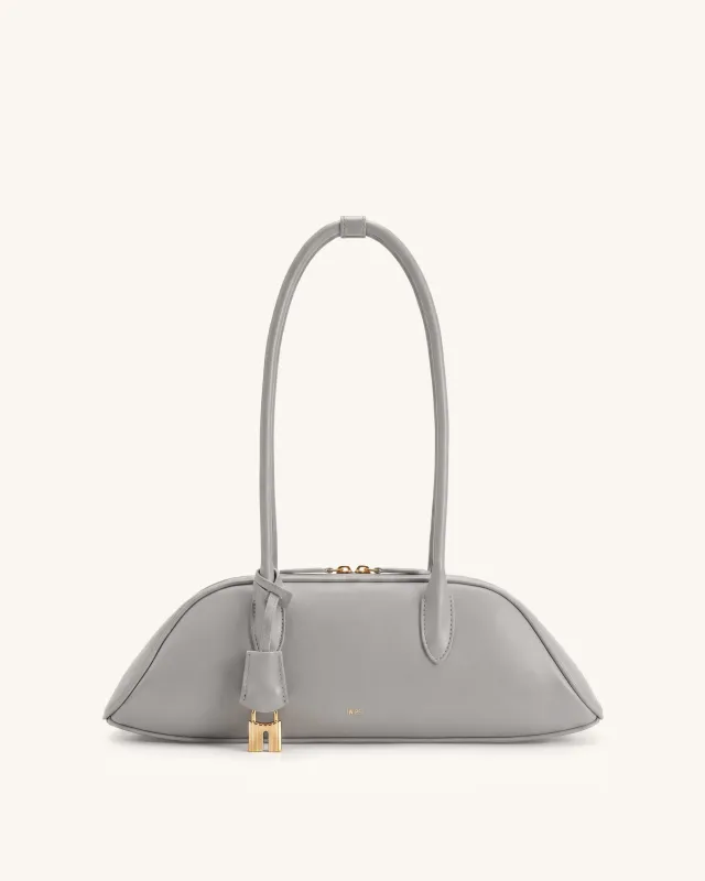 Zora Shoulder Bag - Light Grey made by JW PEI
