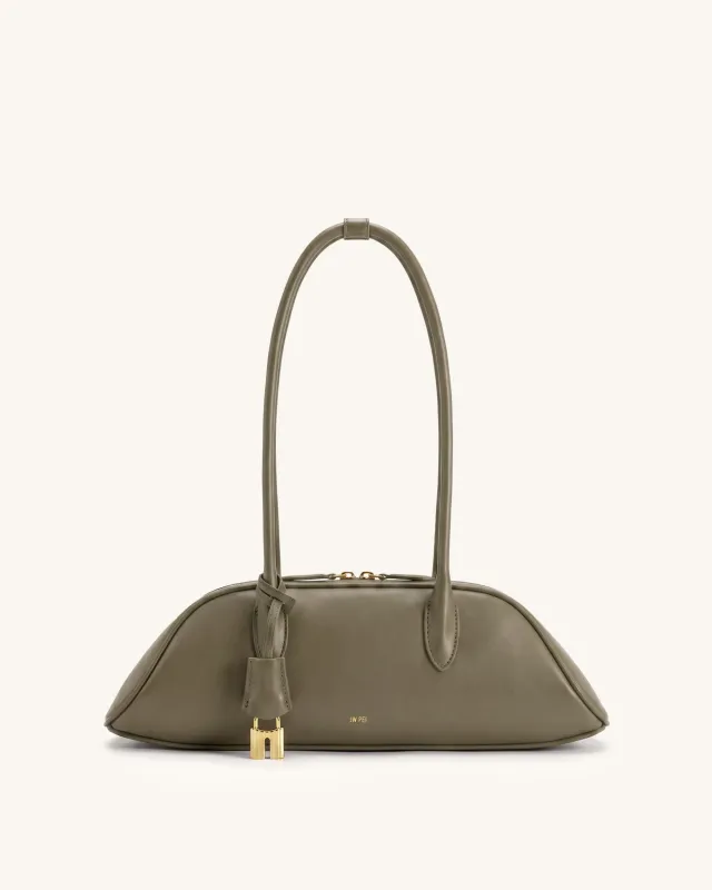 Zora Shoulder Bag - Olive Green made by JW PEI