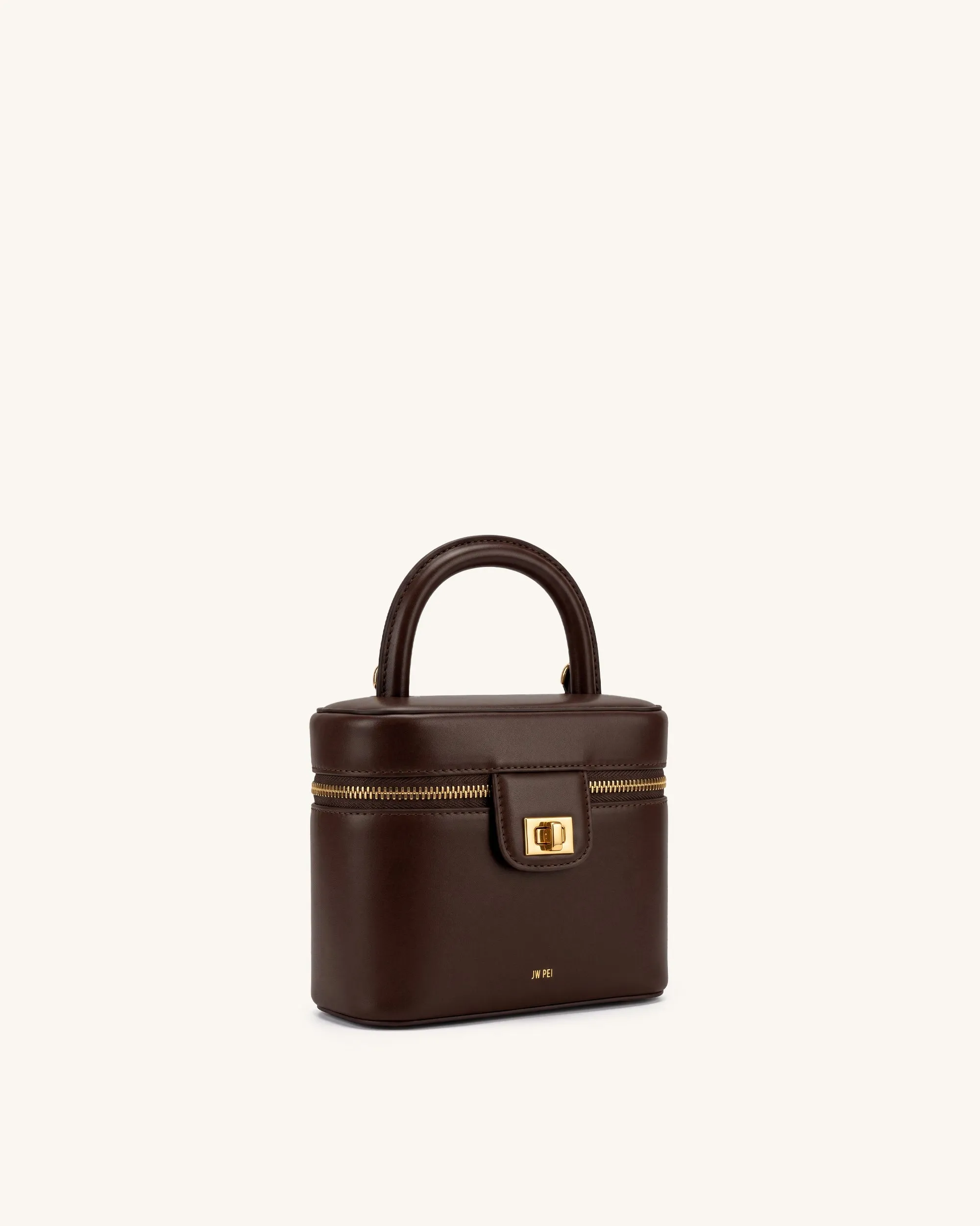Cosima Vanity Case - Chocolate Brown sold by JW PEI product image thumbnail 2