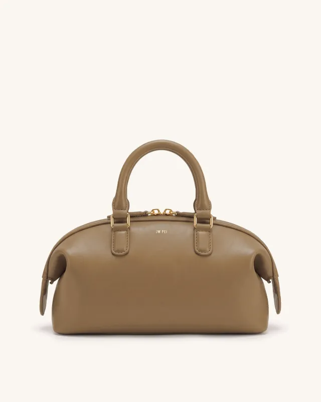Arlo Top Handle Bag - Brown made by JW PEI