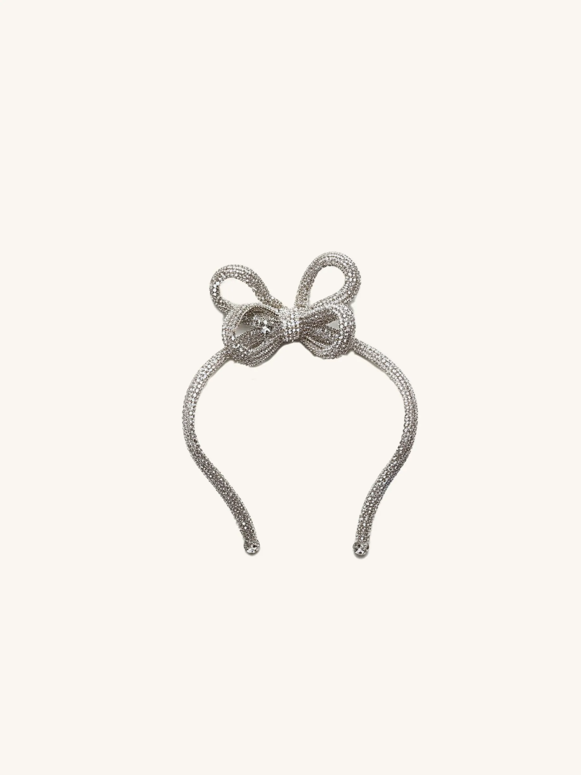 Bow Knot Headband - Silver sold by JW PEI