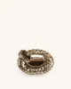 Abacus Metallic Sequin Mini Top Handle Bag - Leopard Print sold by JW PEI