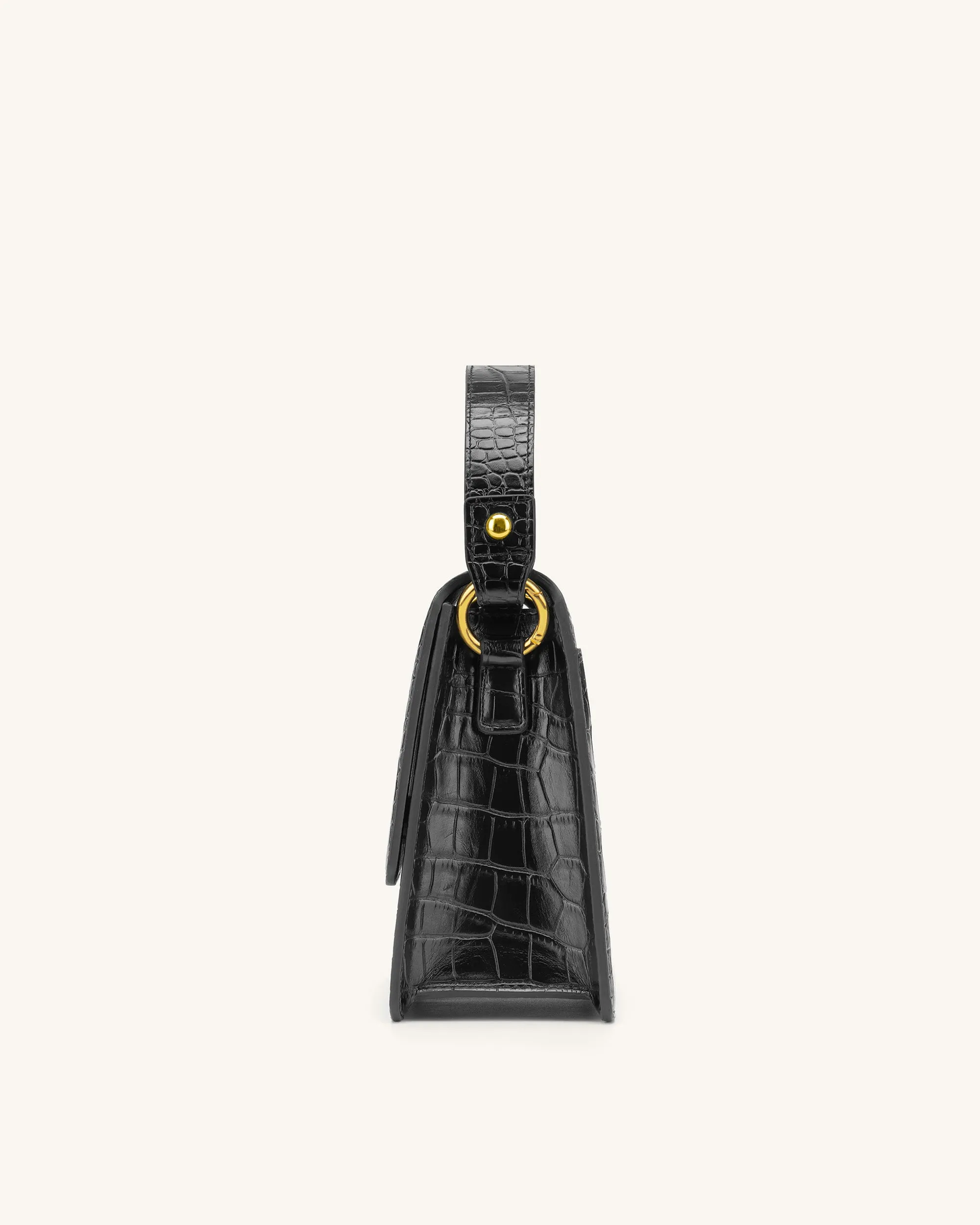 The Fae Top Handle Bag - Black Croc sold by JW PEI product image thumbnail 5