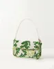 Green Bead Flower Embellished Shoulder Bag sold by JW PEI