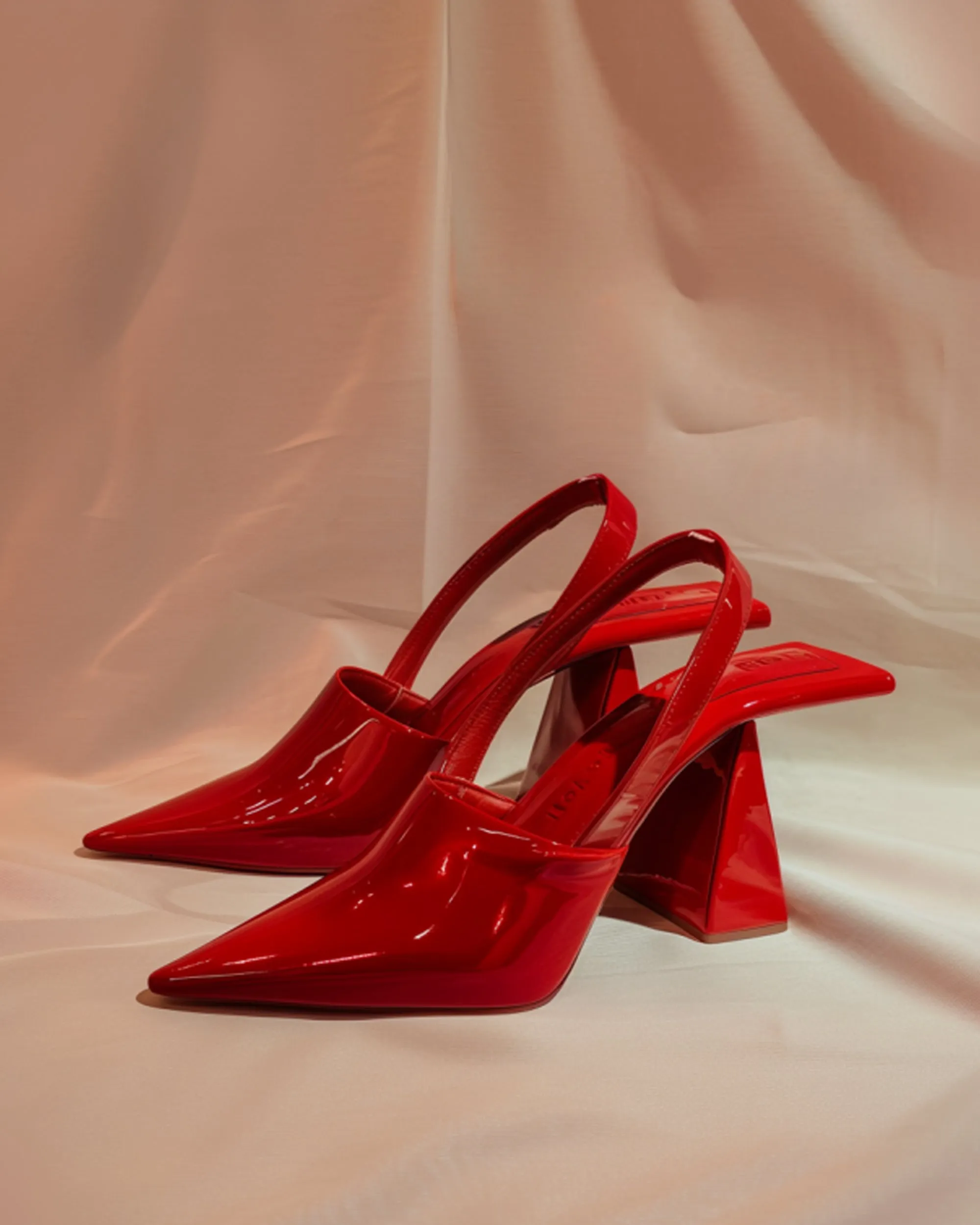 Patent Leather Slingbacks - Red sold by JW PEI