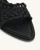 Jocelyn Weave Strap Flip-flops - Black sold by JW PEI