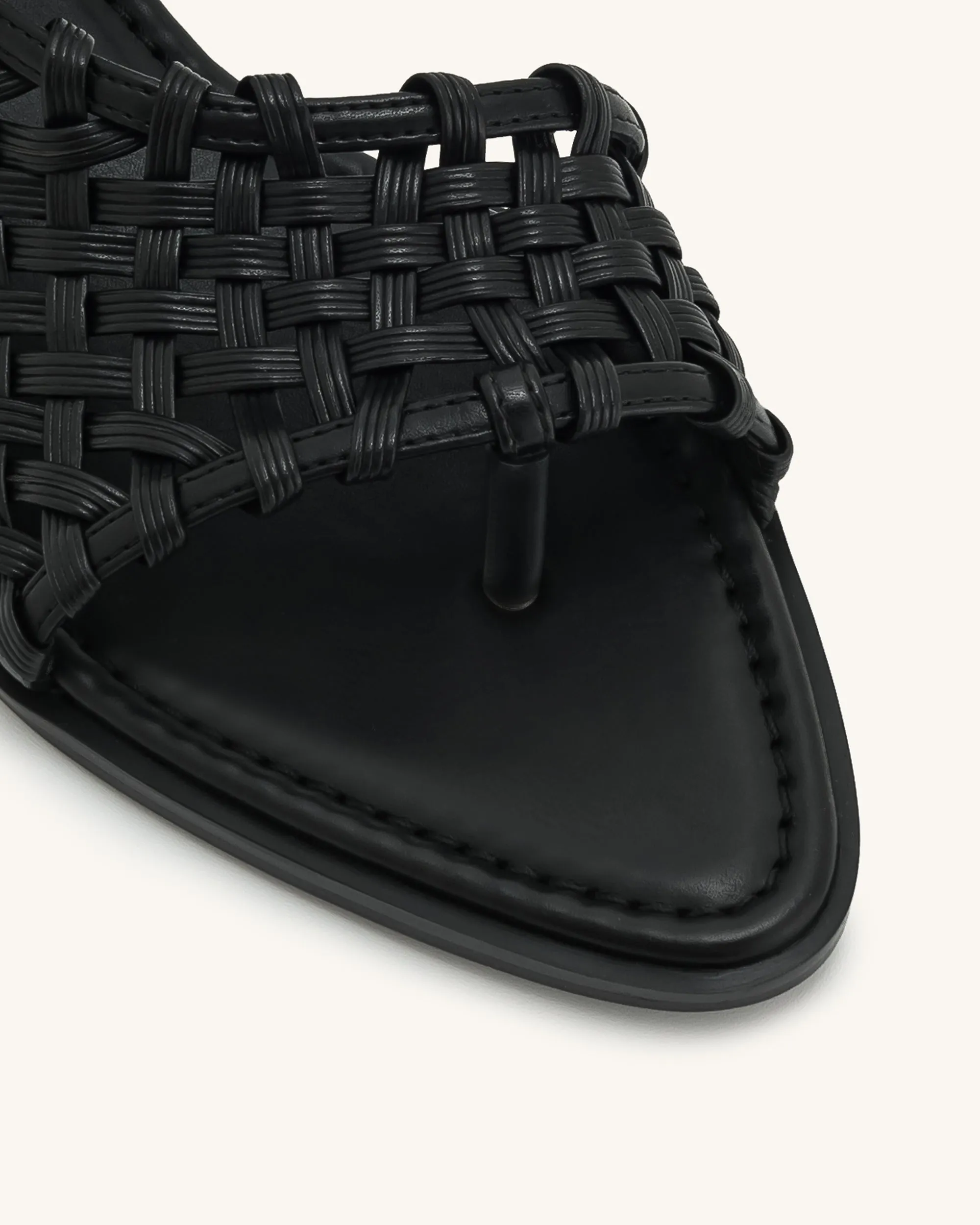 Jocelyn Weave Strap Flip-flops - Black sold by JW PEI product image thumbnail 4
