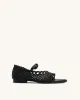 Jocelyn Weave Strap Flip-flops - Black sold by JW PEI