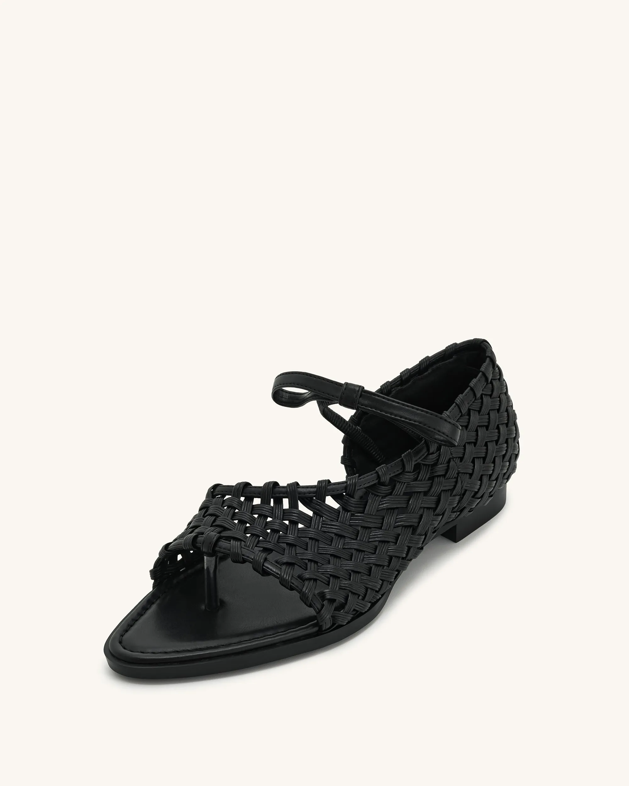 Jocelyn Weave Strap Flip-flops - Black sold by JW PEI product image thumbnail 5