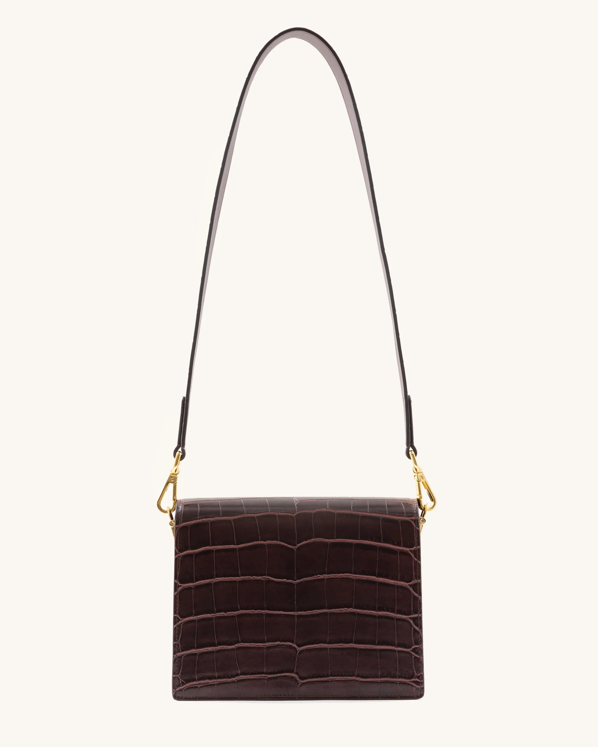 Mini Flap Crossbody - Brown Croc sold by JW PEI product image thumbnail 5