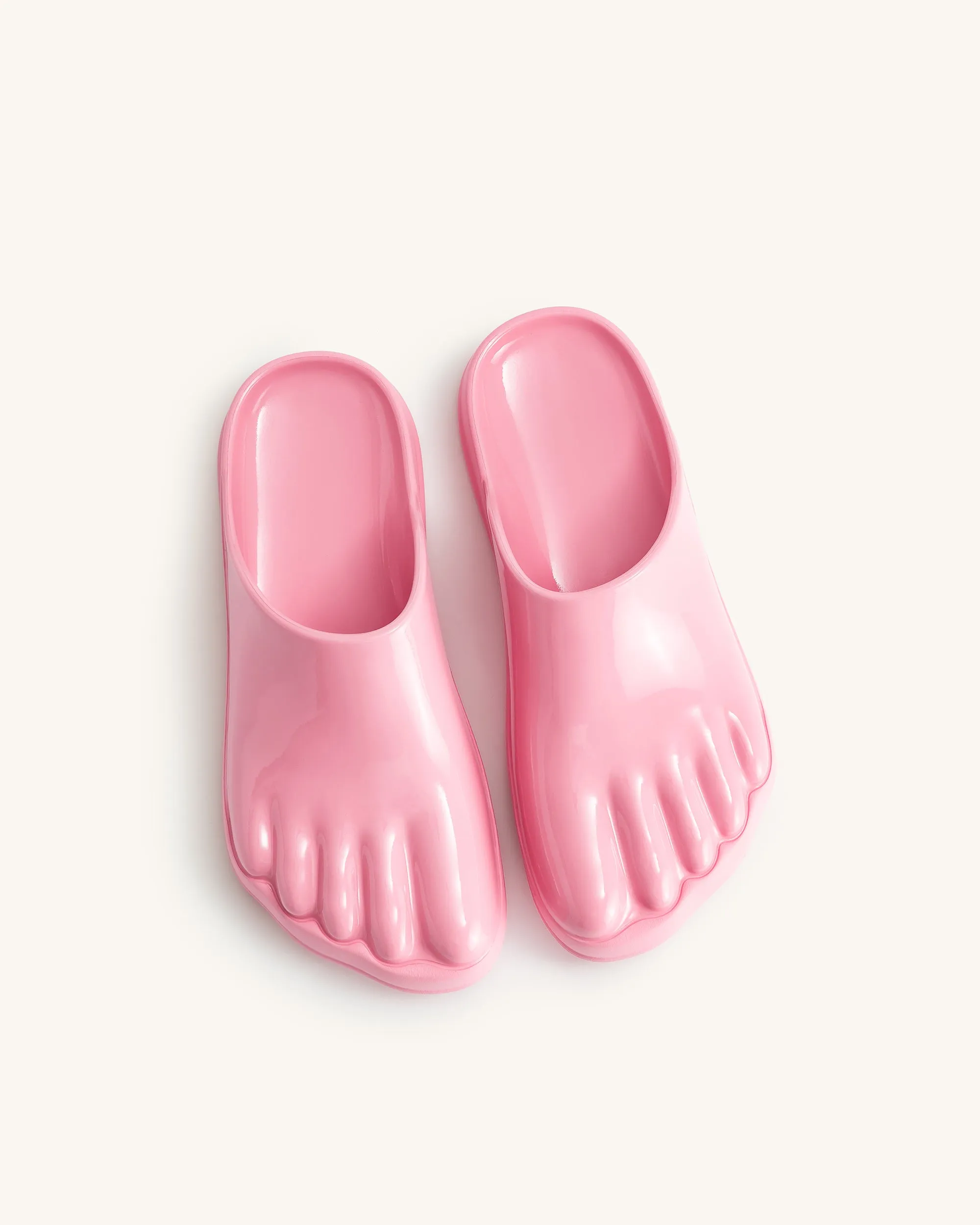 Hayley Toe Model Flat Mules - Pink sold by JW PEI product image thumbnail 5