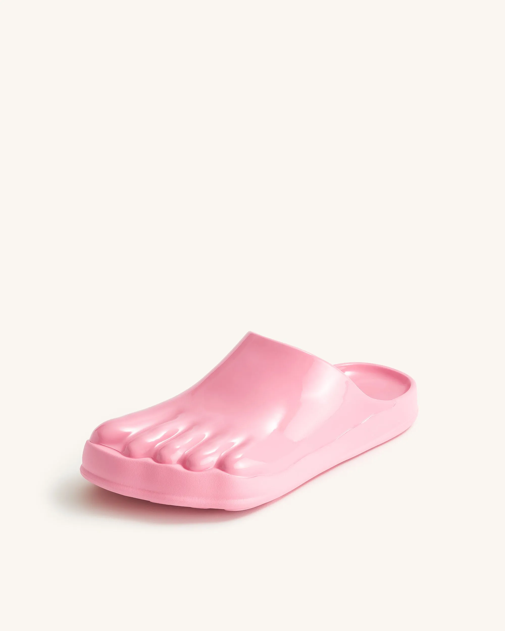Hayley Toe Model Flat Mules - Pink sold by JW PEI product image thumbnail 4