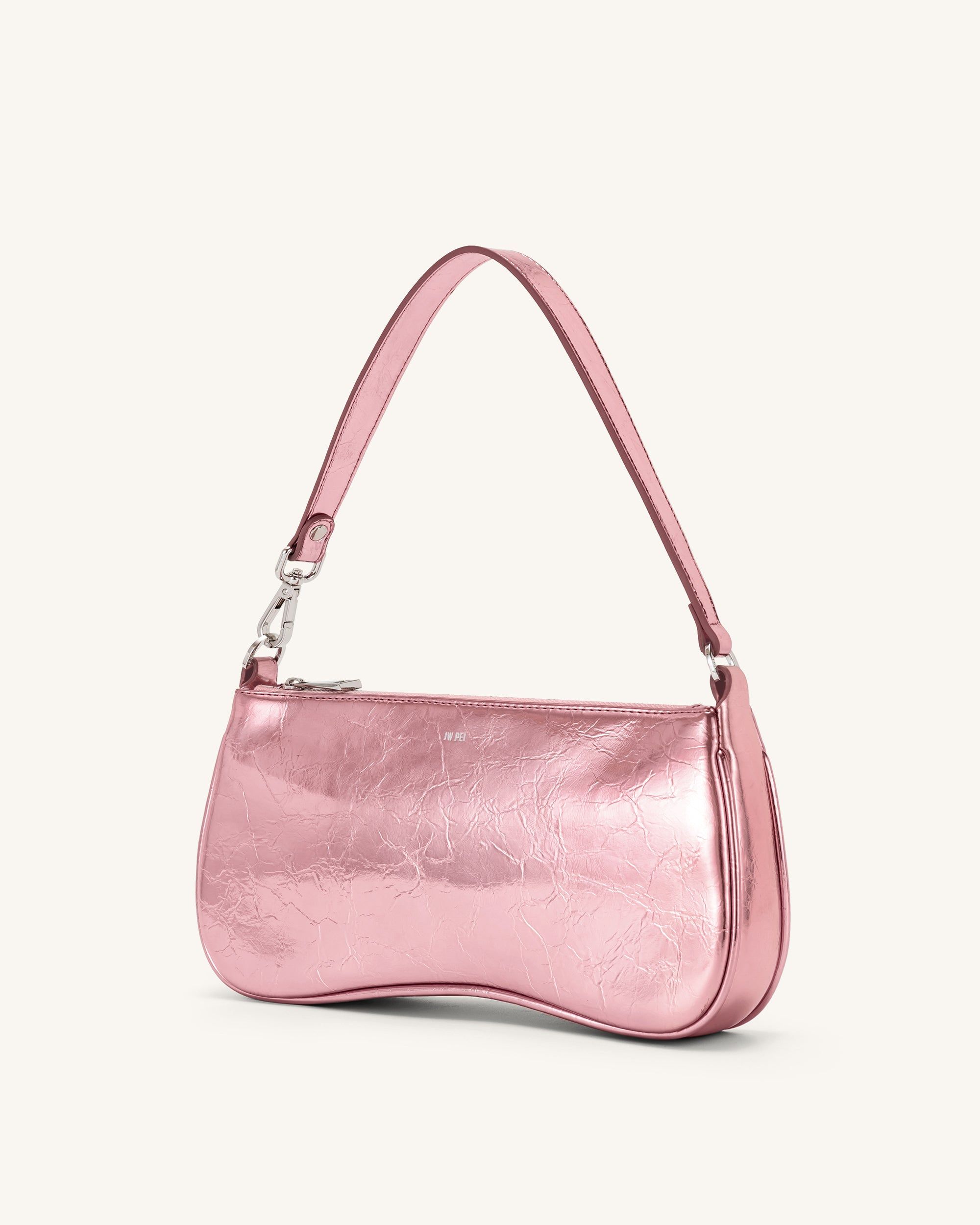 Eva Metallic Shoulder Bag - Pink sold by JW PEI product image thumbnail 3