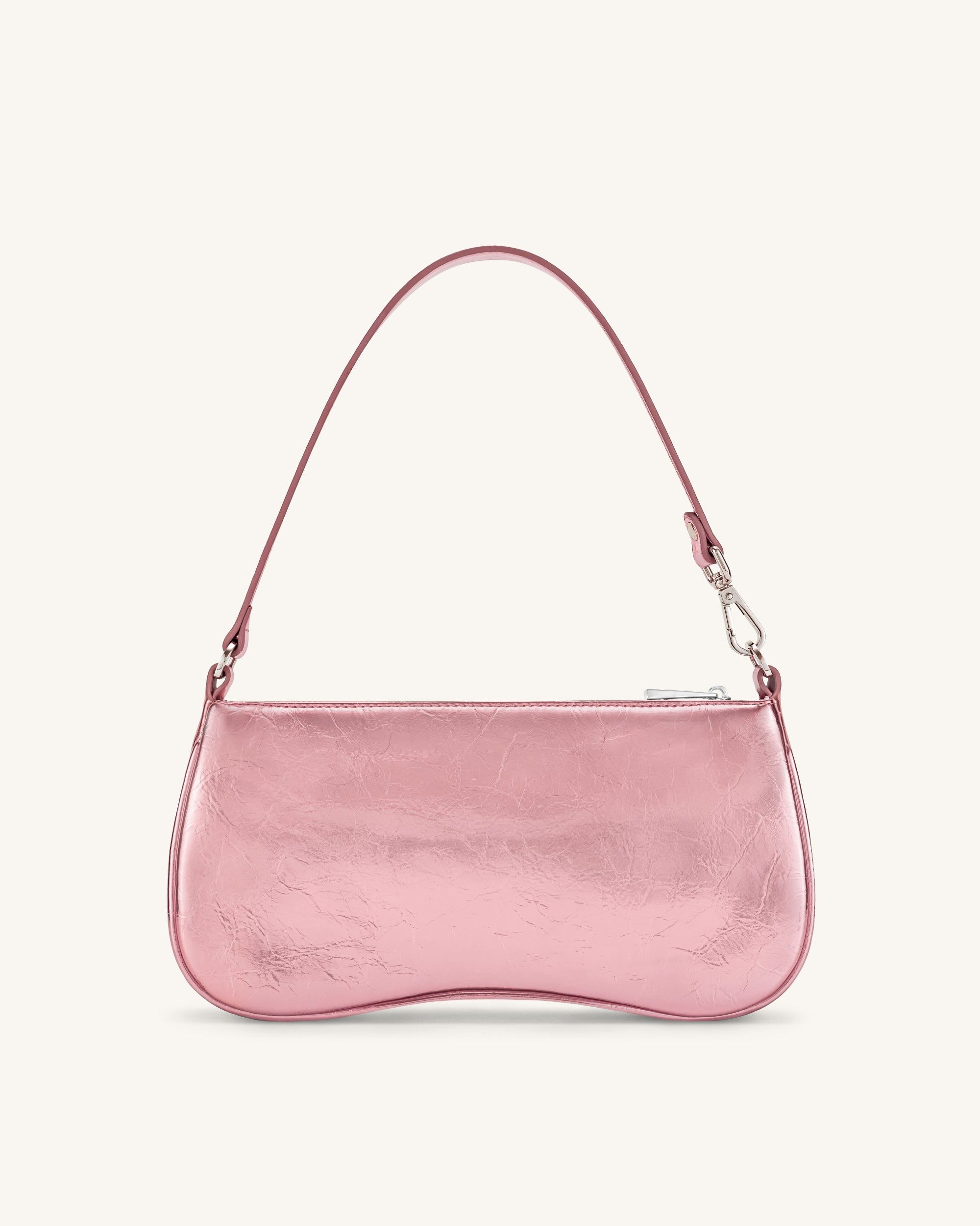Eva Metallic Shoulder Bag - Pink sold by JW PEI product image thumbnail 4