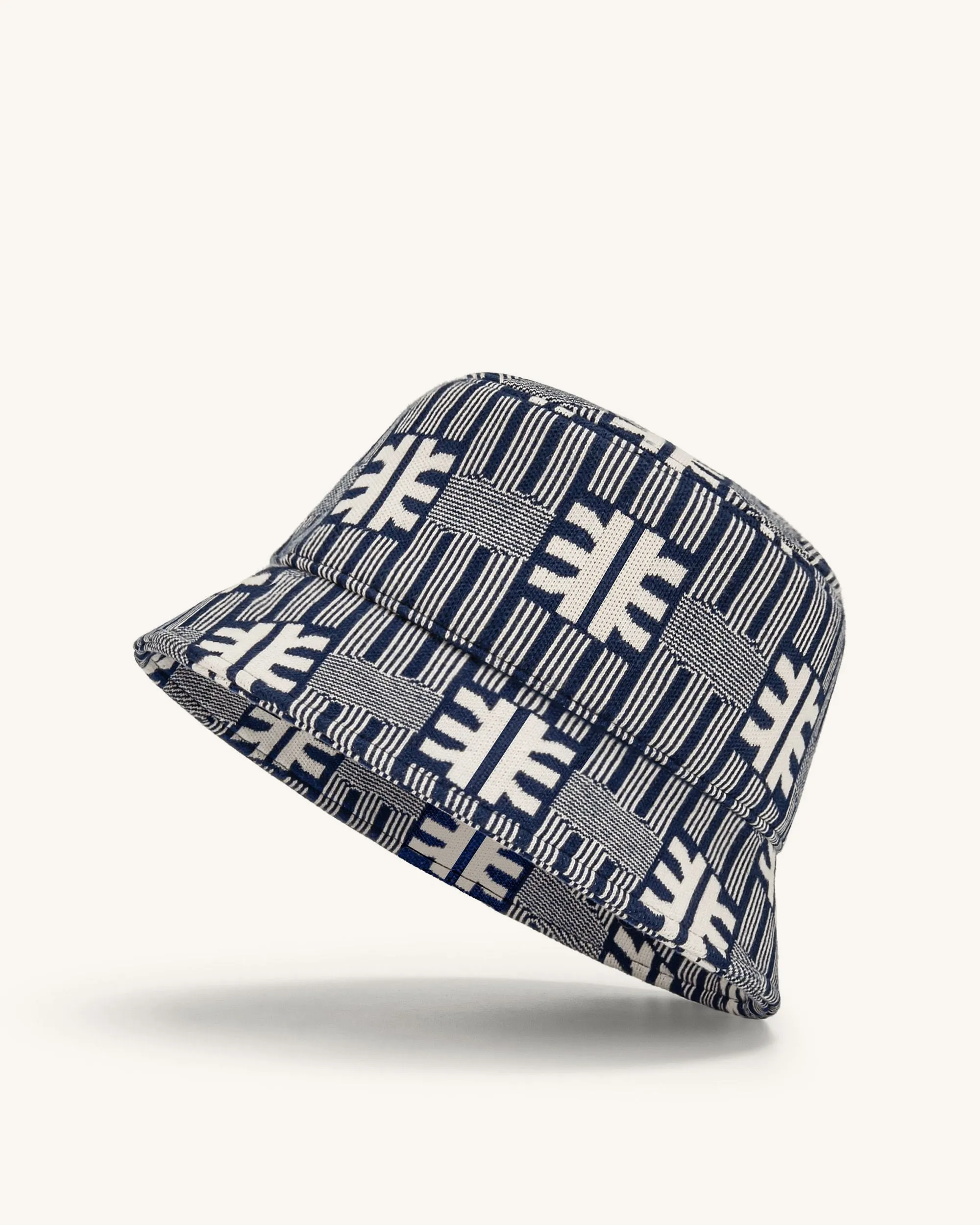 FEI Jacquard Knit Bucket Hat - Navy sold by JW PEI product image thumbnail 2