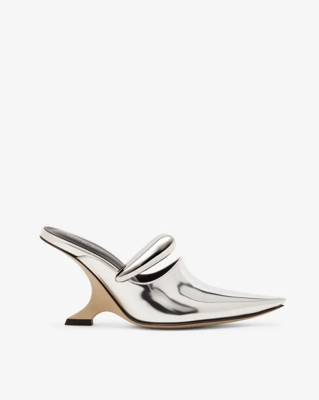 Stella Metallic Mules - Silver sold by JW PEI
