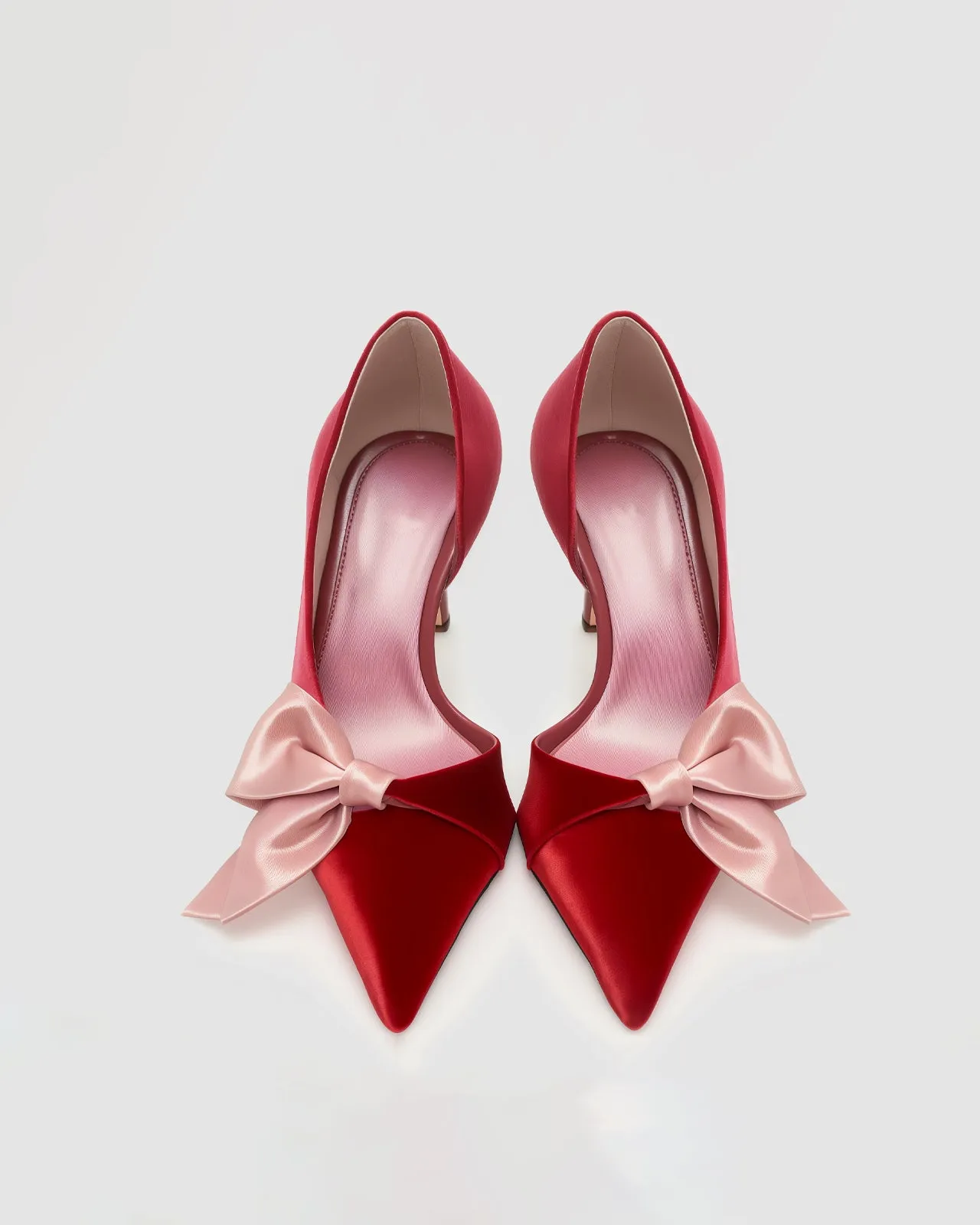 Lily Bow Pumps - Red sold by JW PEI