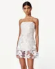White floral embroidered dress sold by JW PEI