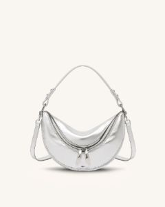 Cecily Shoulder Bag - Silver sold by JW PEI