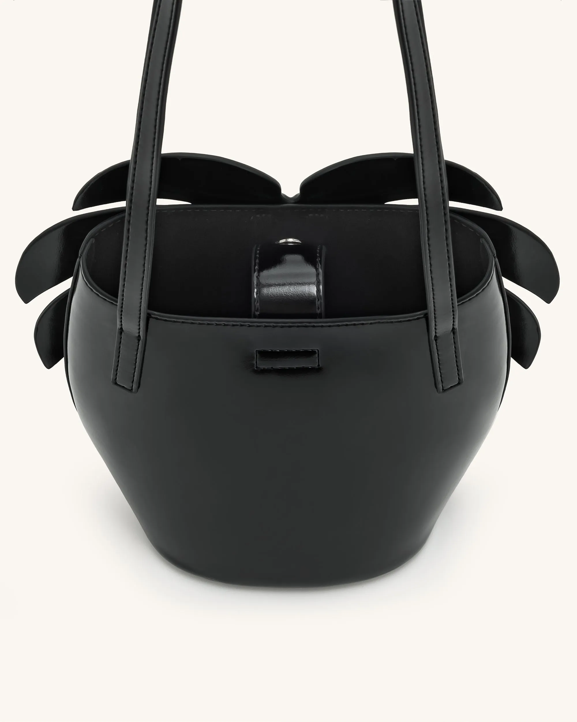 Cecelia Leaf Shape Shoulder Bag - Black sold by JW PEI product image thumbnail 4