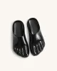 Hayley Toe Model Flat Mules - Black sold by JW PEI