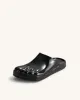 Hayley Toe Model Flat Mules - Black sold by JW PEI