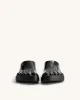 Hayley Toe Model Flat Mules - Black sold by JW PEI