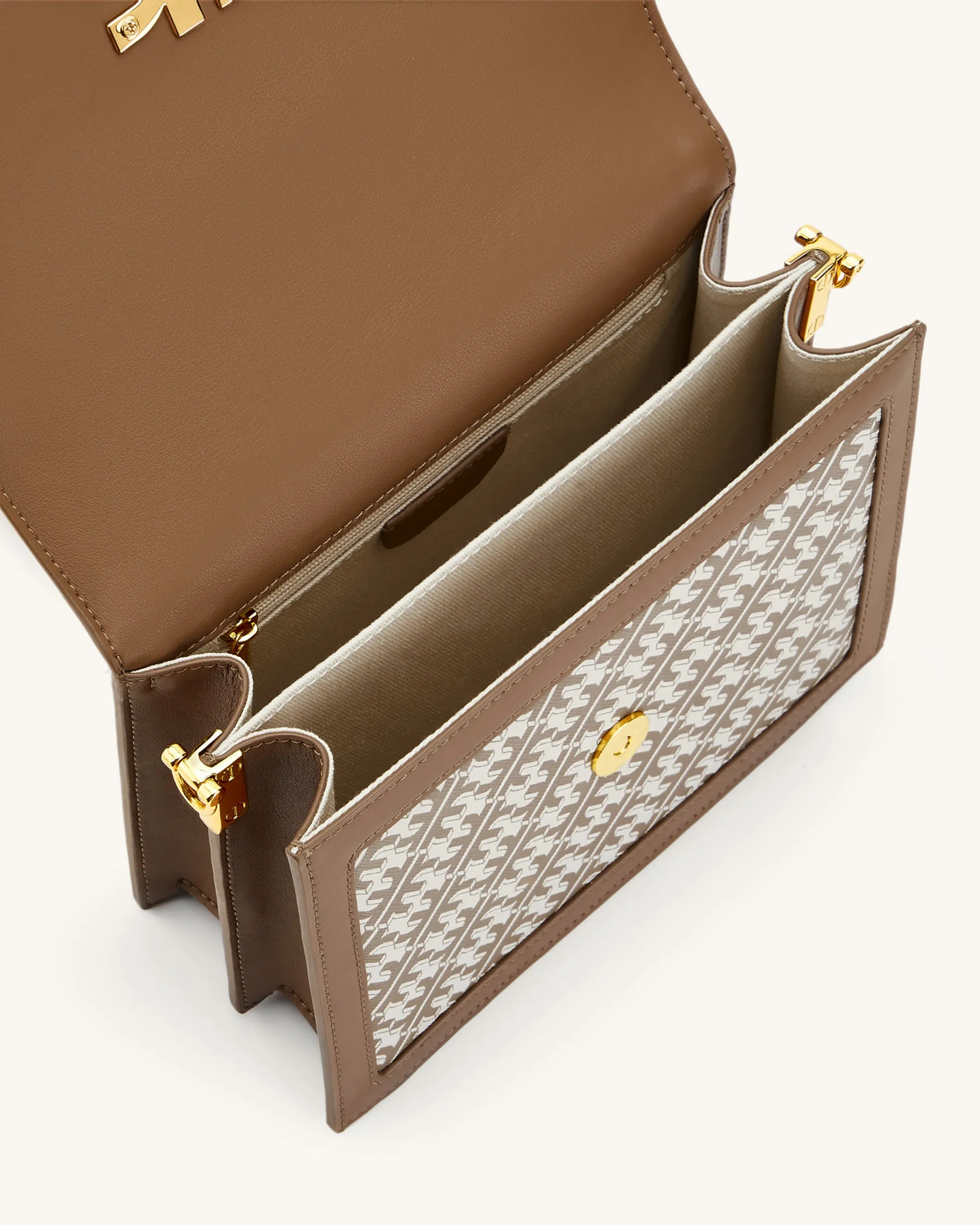 FEI Mini Flap Crossbody - Brown sold by JW PEI product image thumbnail 4