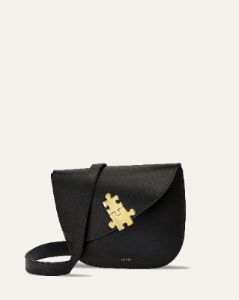 Shaped Crossbody Bag - Black sold by JW PEI