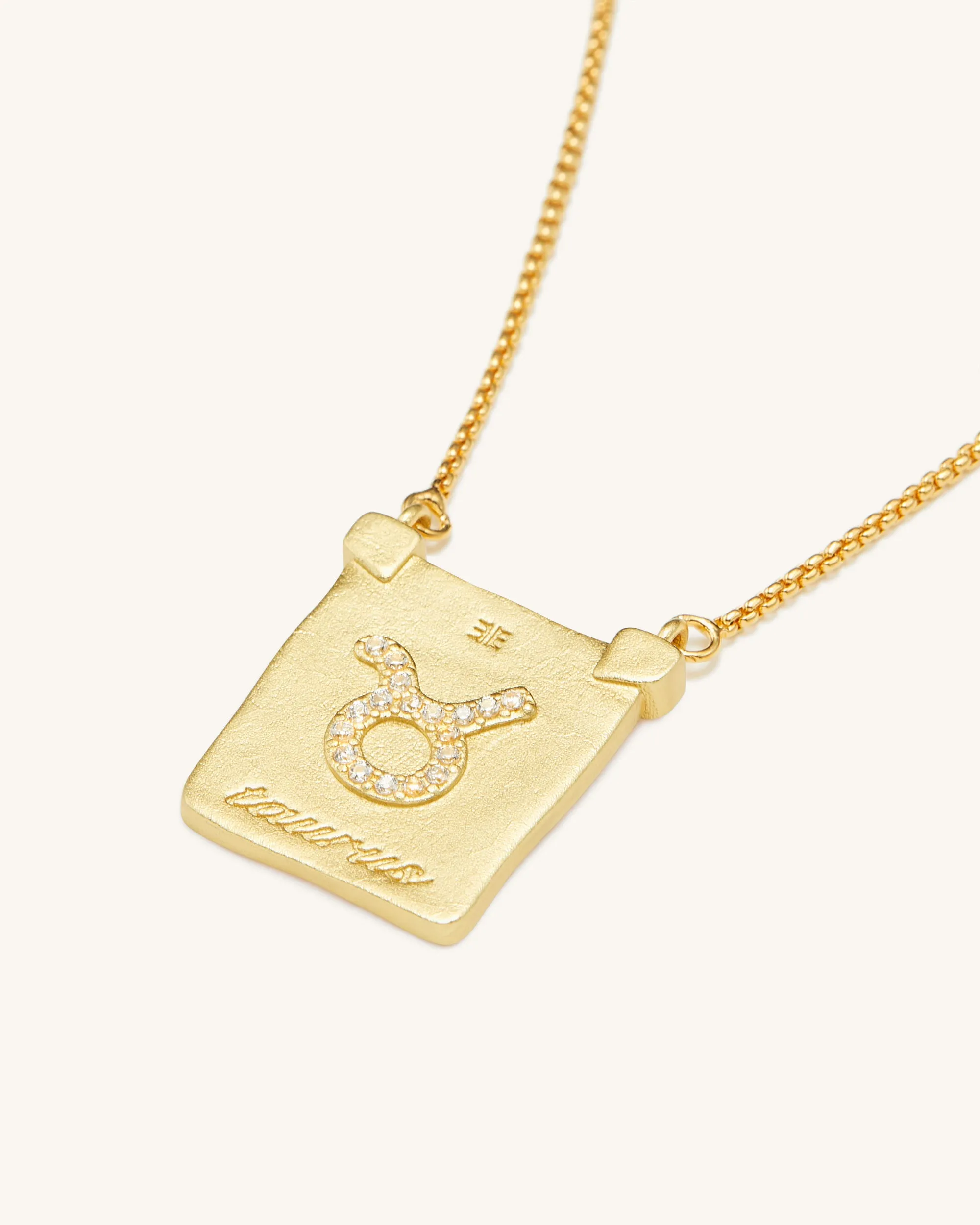 Zodiac Pendant Necklace - 18ct Gold Plated sold by JW PEI product image thumbnail 4